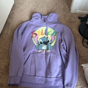 Disney Purple Stitch Women's Sweater